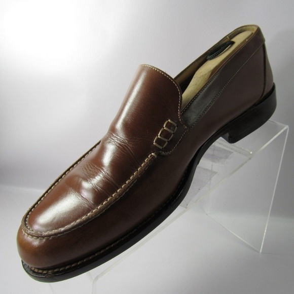Johnston & Murphy Size 9.5 Brown Loafer Mens B6B16 main image 8